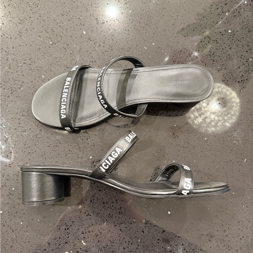 Balenciaga Black Women's Sandals